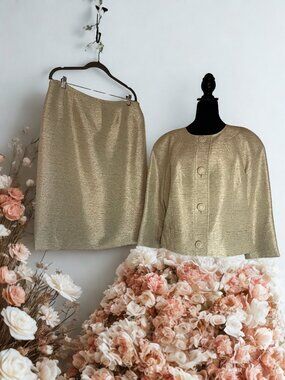 Emerald Green Skirt Suit - Never Worn